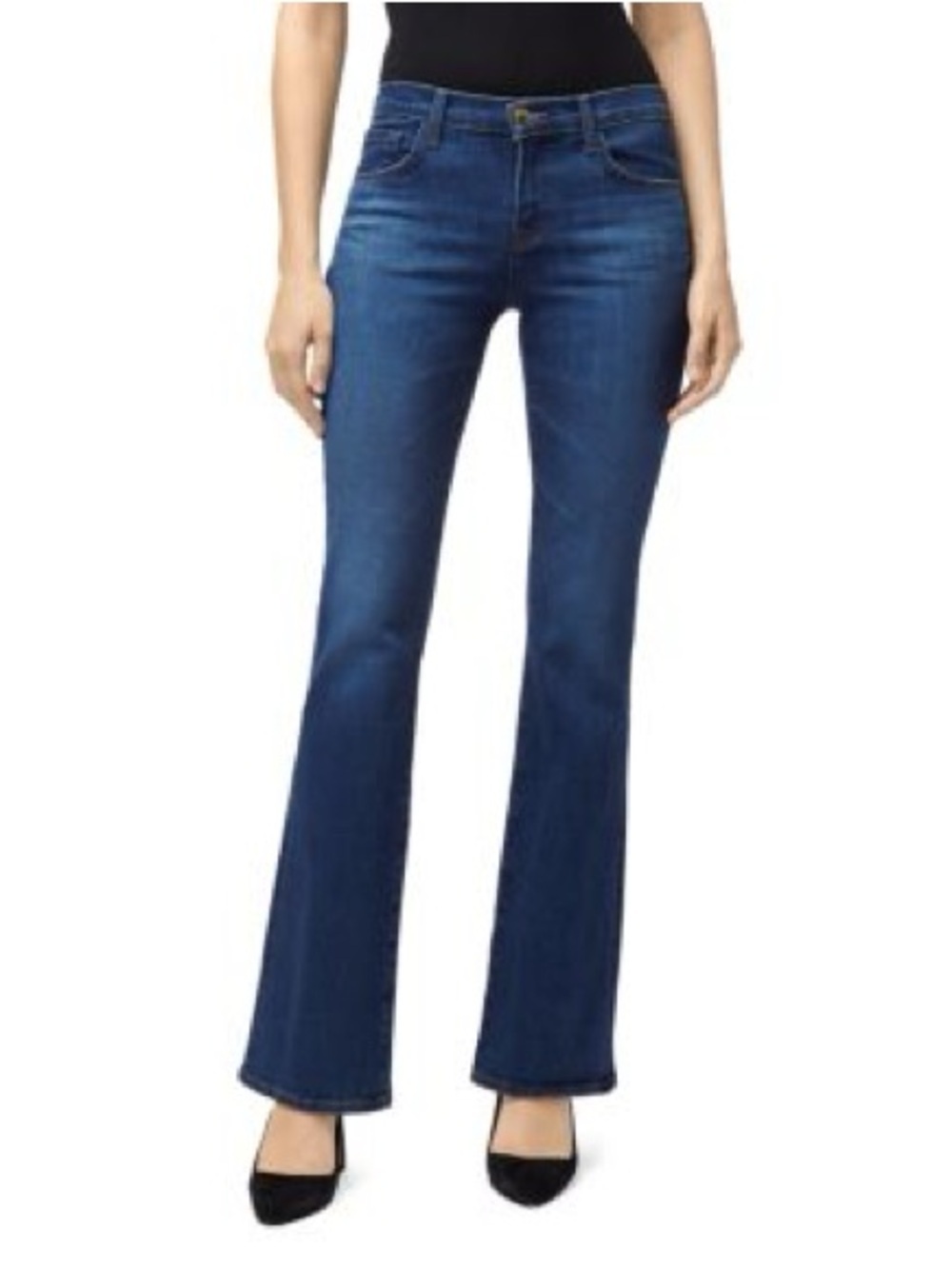 J Brand Maria ”Slim Boot Leg” Mid Rise Boot Cut Dark Wash Jeans Size 25